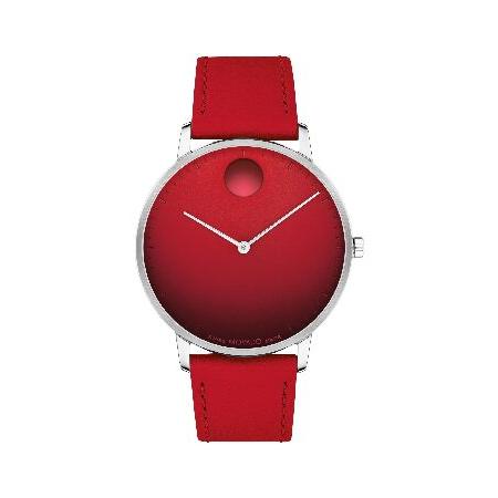 【並行輸入品】 Movado  腕時計 Face 3640142 メンズ レッド