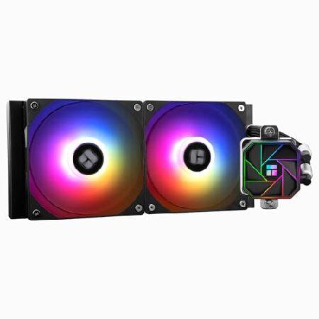 【並行輸入品】 Thermalrlght Aqua Elite 240 V3 液体CPUクーラー、A...