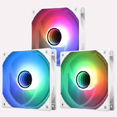 【並行輸入品】 Thermalrlght TL-C12W-S V3 x3パック ケースファン 120...