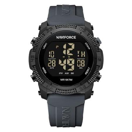 【並行輸入品】 NAVIFORCE メンズ スポーツ 防水 デジタルウォッチ ストップウォッチ アラ...