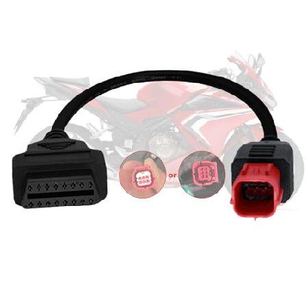 【並行輸入品】 AMHTDOL 6ピン OBD2 アダプターケーブル、Guzzi Kawasaki ...