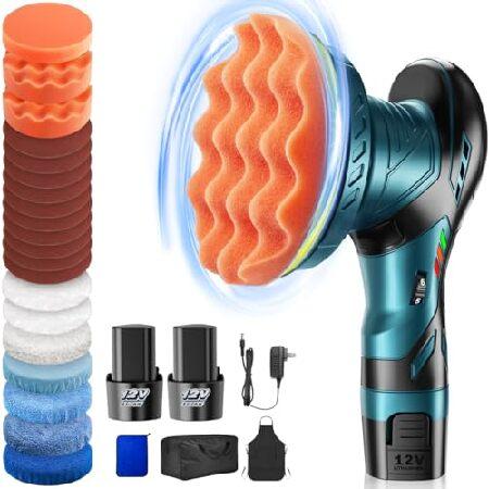 【並行輸入品】 Cordless Car Buffer Polisher Kit - 6 Inch ...