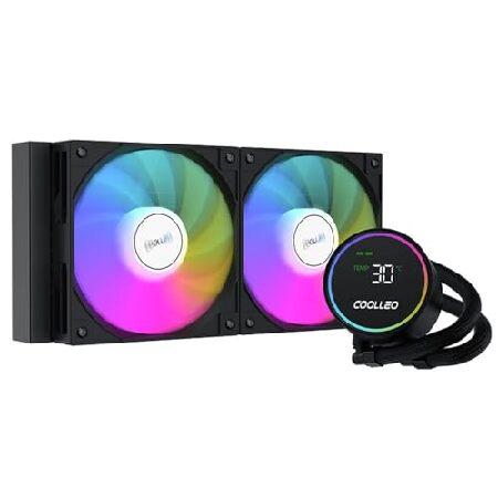 【並行輸入品】 COOLLEO ICE Fairy 240 Digital ARGB 240mm A...