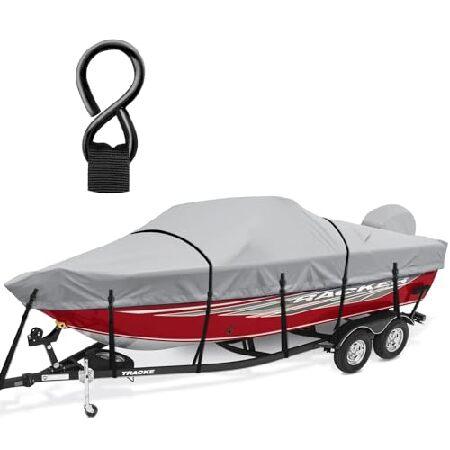 【並行輸入品】 Cerumute Boat Cover,Heavy Duty 1200D Water...