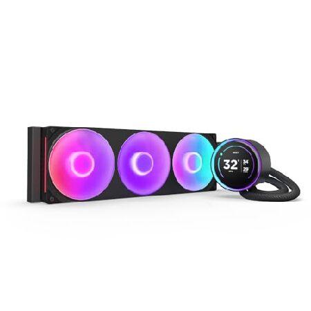 【並行輸入品】 NZXT Kraken Elite 360 RGB v2 Black 簡易水冷CPU...