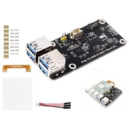 【並行輸入品】 UeeKKoo PCIe - 4-CH USB3.2 Gen1ボード Raspber...