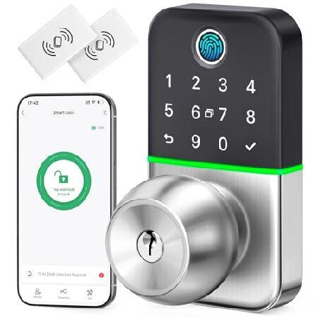 【並行輸入品】 Keypad Smart Door Lock with Knob: Kucacci ...