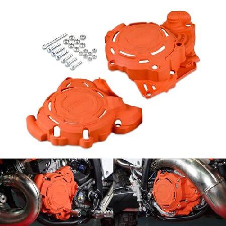 【並行輸入品】 NICECNC Orange Engine Clutch Cover Ignitio...