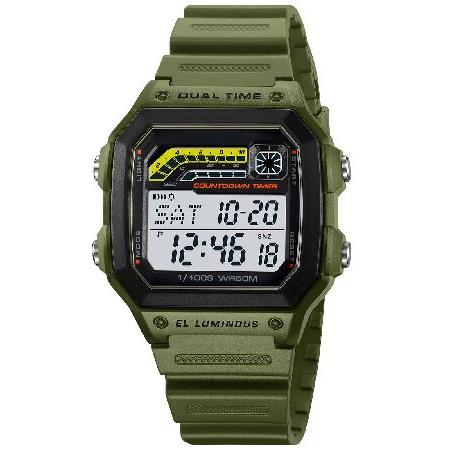 【並行輸入品】 PASOY Men's Gold Digital Watch for Men Sta...