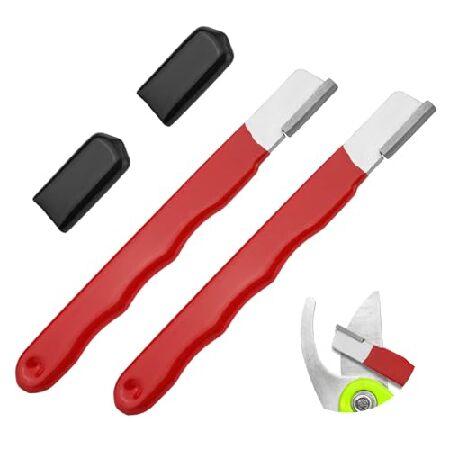 【並行輸入品】 ポケットブレードシャープナー、プレミアムWolframスチールガーデンツールシャープ...