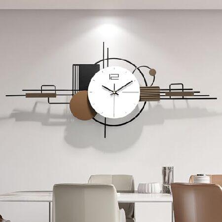 【並行輸入品】 HEBOIX モダン壁掛け時計 リビングルーム用 大型装飾壁掛け時計 クリエイティブ...