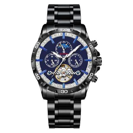 【並行輸入品】 GLENAW メンズ腕時計 自動巻き スケルトン トゥールビヨン ラグジュアリー 自...