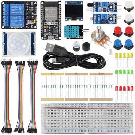 【並行輸入品】 95pcs Basic Starter Kit for ESP32 ESP-32S ...