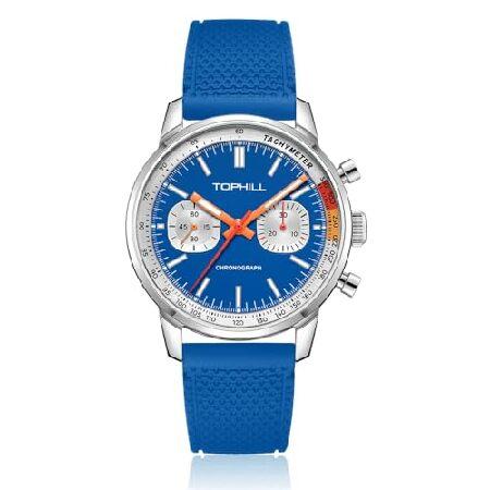 【並行輸入品】 TOPHILL Men's 1963 Pilot Chronograph Mecha...