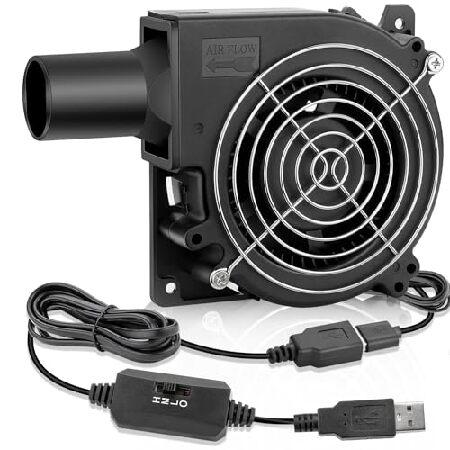 【並行輸入品】 WDERAIR 120mm x 32mm USB 5V ブラシレス遠心ブロワー マル...