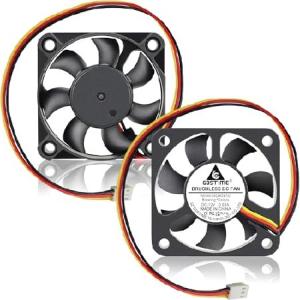 【並行輸入品】 GDSTIME 50mm ファン 3ピン 12V 50x50x10mm ミニDCブラシレス冷却ファン CPUヒートシンク、ノースブリッジクーラー交換用(2個パック)