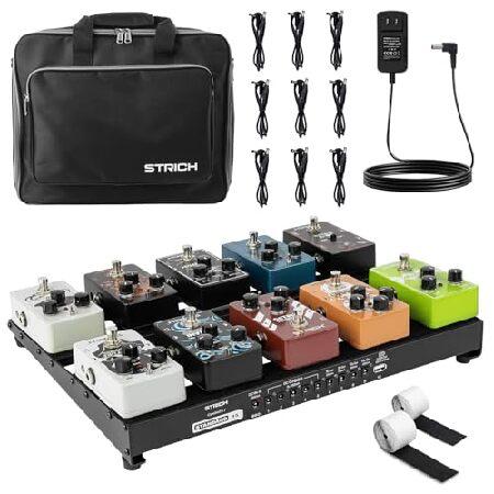【並行輸入品】 STRICH Guitar Pedal Board with Built-in Po...