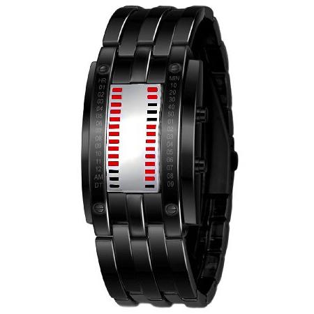 【並行輸入品】 Fashion Binary Watches for Men Matrix Dial...