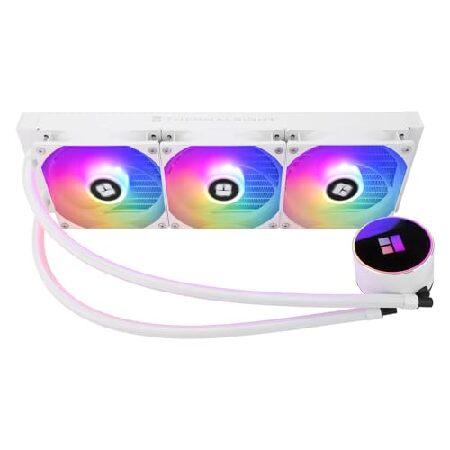 【並行輸入品】 Thermalright Frozen Magic 360 ホワイト ARGB V2...