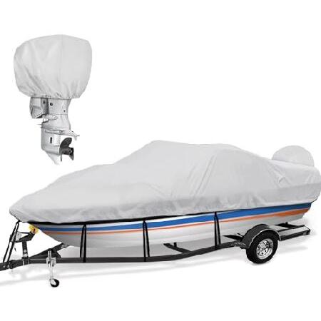 【並行輸入品】 Mionovity Boat Covers 17-19ft, Bass Boat C...