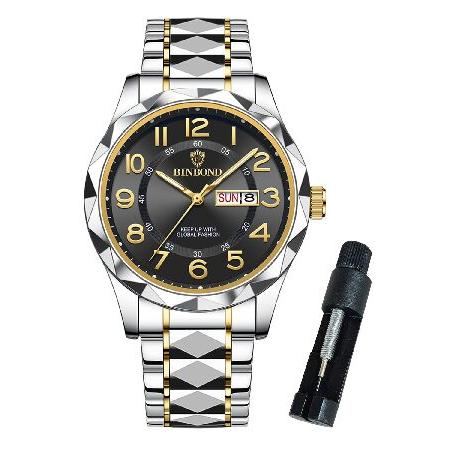 【並行輸入品】 BINBOND Watch for Men Luxury Dress Analog ...