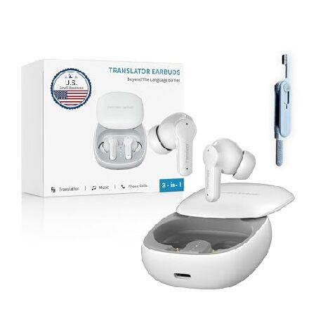 【並行輸入品】 ANFIER M3 オフライン翻訳イヤホン 74の言語とアクセント 生涯無料の双方向...