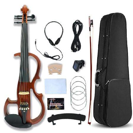 【並行輸入品】 Vetimobato 4弦/5弦サイレントエレクトリックバイオリン 4/4フルサイズ...
