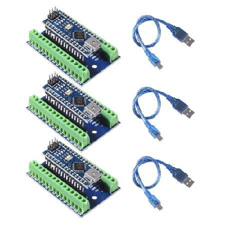 【並行輸入品】 ALMOCN 3セット Mini Nano V3.0 ATmega328P モジュー...