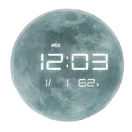 【並行輸入品】 Nbdeal 13" Digital Wall Clock with LED Dis...