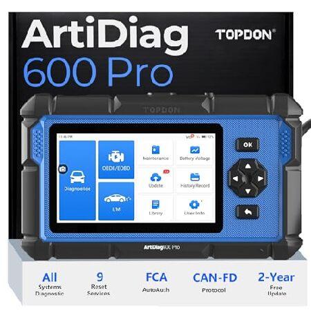 【並行輸入品】 OBD2 スキャナー診断ツール TOPDON ArtiDiag 600Pro、コード...