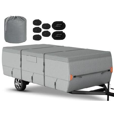 【並行輸入品】 Tuszom ポップアップキャンパーテントトレーラーカバー 極厚7層 破れにくい ポ...