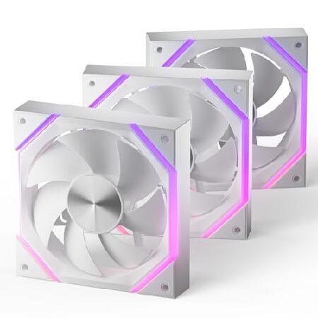 【並行輸入品】 AsiaHorse Nyota A12 ホワイト トリプルファンパック