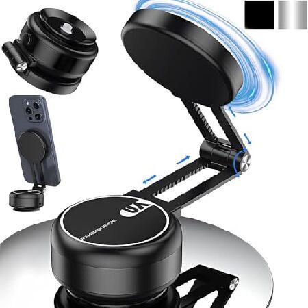 【並行輸入品】 Electric Vacuum Magnetic Car Phone Mount,V...