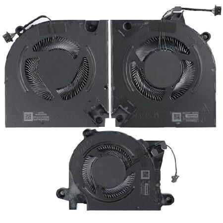 【並行輸入品】 冷却ファン CPU+GPU+小型ファン交換用 Dell Alienware M16 ...