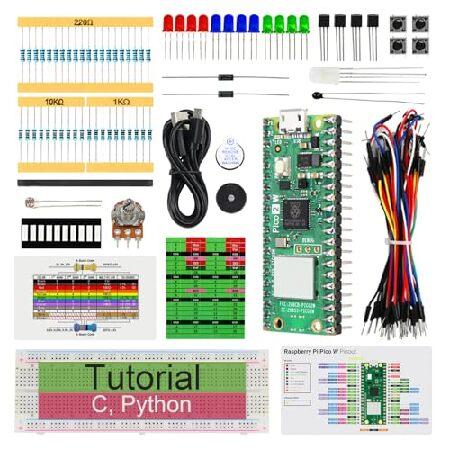 【並行輸入品】 Freenove Raspberry Pi Pico 2 W基本スターターキット（付...