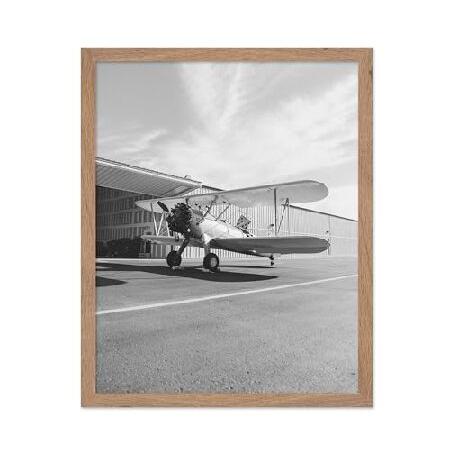 【並行輸入品】 Poster Master Biplane at the Airport Poste...
