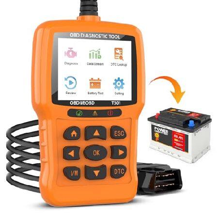 【並行輸入品】 Beaspire OBD2スキャナー診断ツール、エンジンライトコードOBD2リーダー...