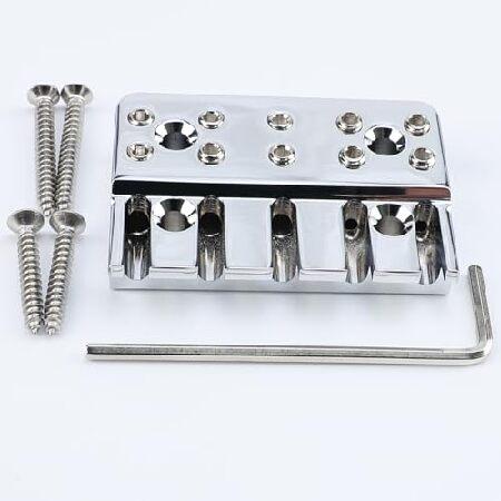 【並行輸入品】 OVSAL Guitar Bridge String Locks Chrome 5 ...