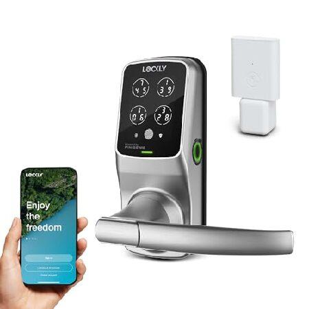 【並行輸入品】 Lockly Secure Pro Smart Lock Wi-Fi キーレスエント...