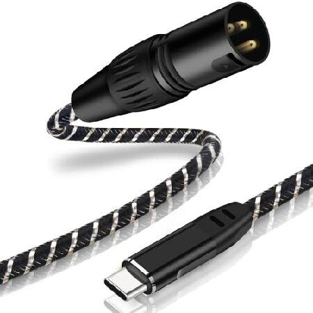 【並行輸入品】 NCGGY USB C - XLRケーブル、10フィート XLRオス-USB Cコン...