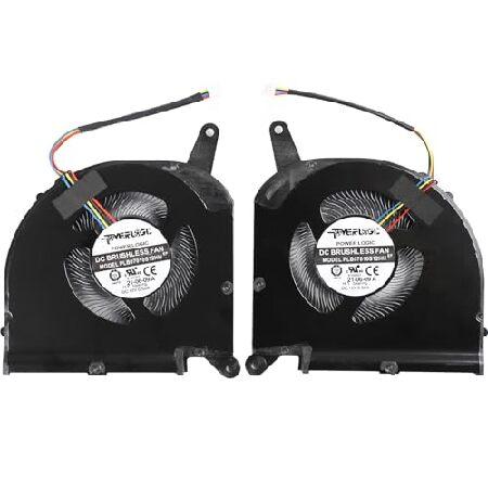 【並行輸入品】 交換用CPU+GPU冷却ファン。Gigabyte Aero 15 OLED、Aero...