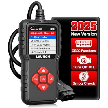 【並行輸入品】 LAUNCH Creader 300 OBD2スキャナー、エンジン故障コードリーダー...