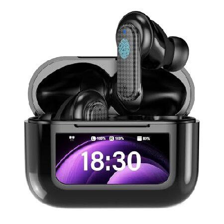 【並行輸入品】 LCDスクリーン付きリアルタイム翻訳イヤホン、AI言語翻訳イヤホン、3つの使用モード...