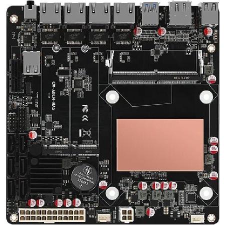 【並行輸入品】 HKUXZR N150 産業用マザーボード NAS 4コア 4スレッド低電力プロセッ...