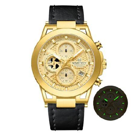 【並行輸入品】 NAVIFORCE Men Sport Chronograph Watches,wi...