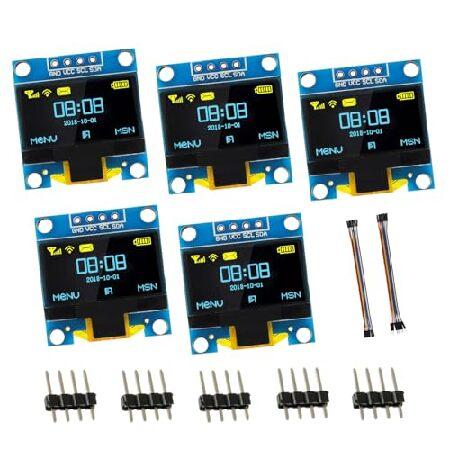 【並行輸入品】 EPLZON 5 Pack 0.96 inch OLED IIC Display M...