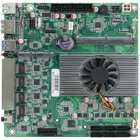 【並行輸入品】 HKUXZR N150 産業用マザーボード NAS 4コア 4スレッド低電力プロセッ...