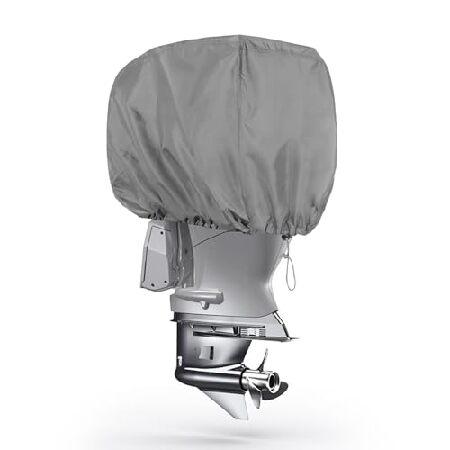【並行輸入品】 VINPATIO 船外機モーターカバー、600D ヘビーデューティー防水ボートモータ...