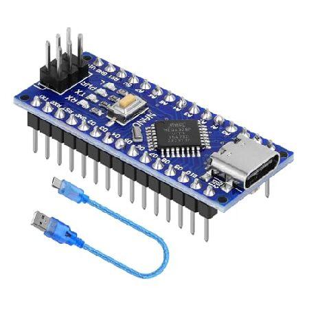 【並行輸入品】 YELUFT Nano V3.0ボード ケーブル付き ATmega328P MCU ...