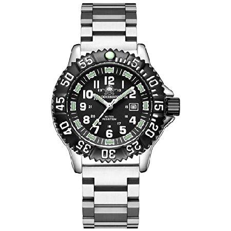 【並行輸入品】 ADDIESDIVE 44 MM Mens Silver Watches Easy ...